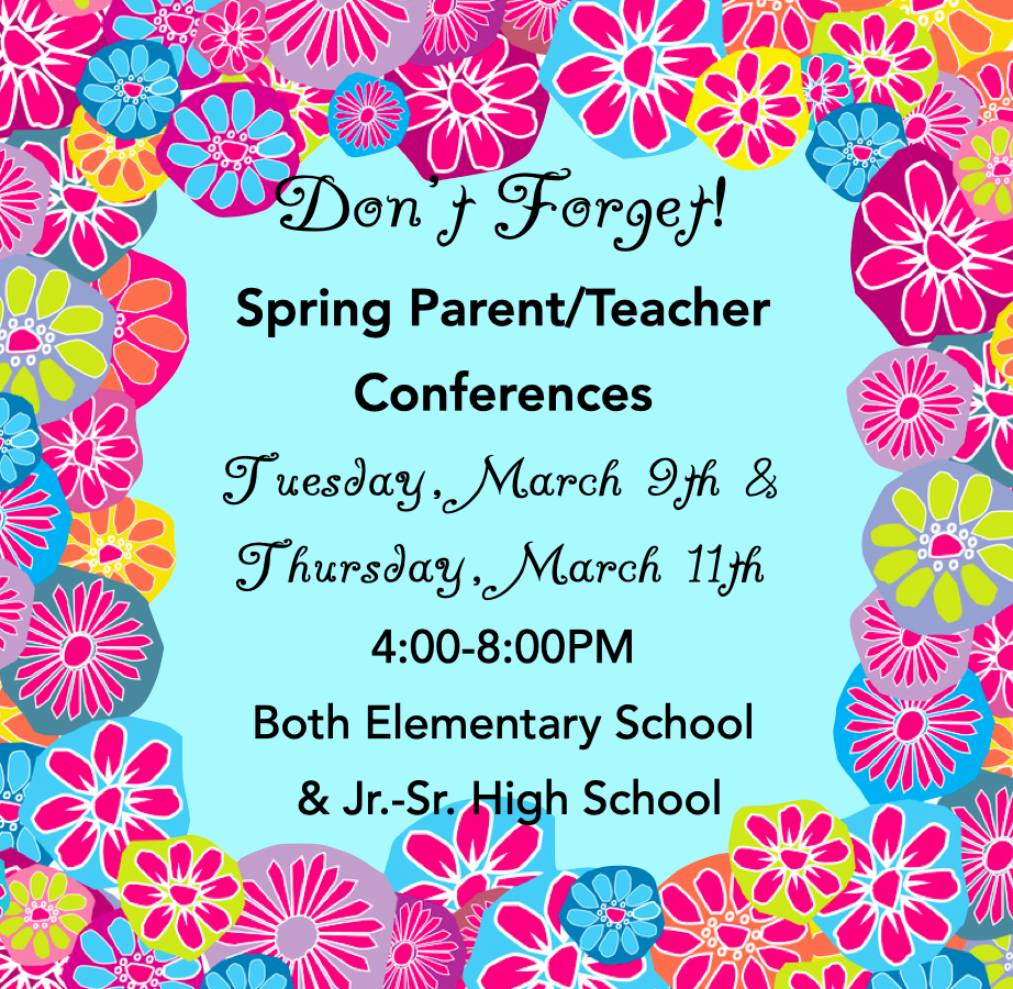 NorthwoodKensett Spring Parent/Teacher Conferences